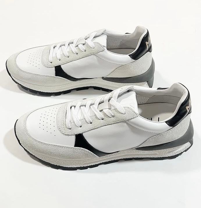 ローカットレザースニーカー / ホワイト / WHITE [MKSH04 ]