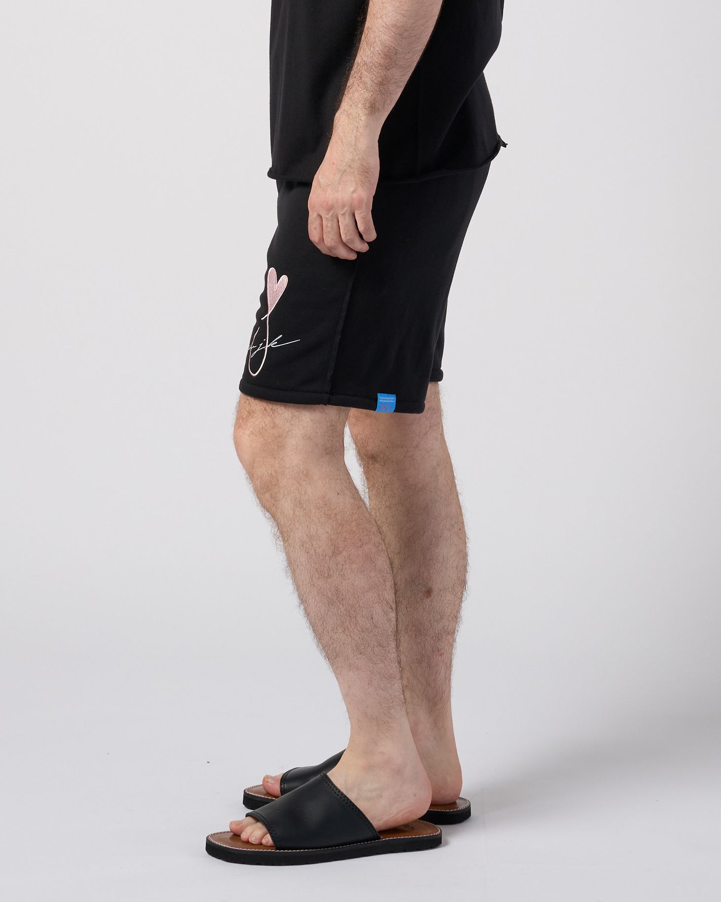 ☆先行予約☆Maison Honoré Paris× wjk  / ハートフィッシュフレンチテリーショーツ / heart fish dry french terry shorts / black 【505 hw03k】