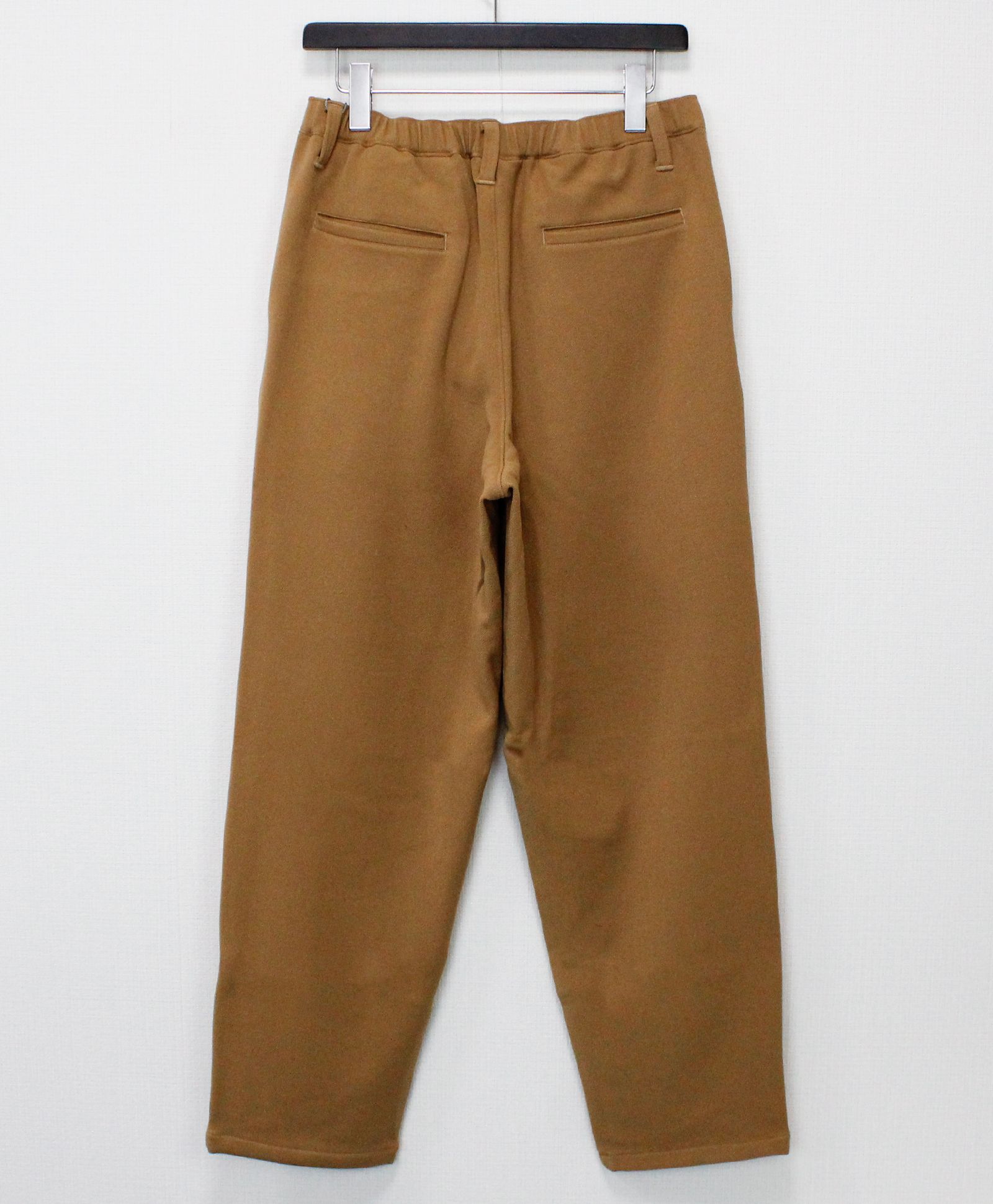 VISLYカシミヤタッチワンタックワイドパンツ / キャメル[65512]