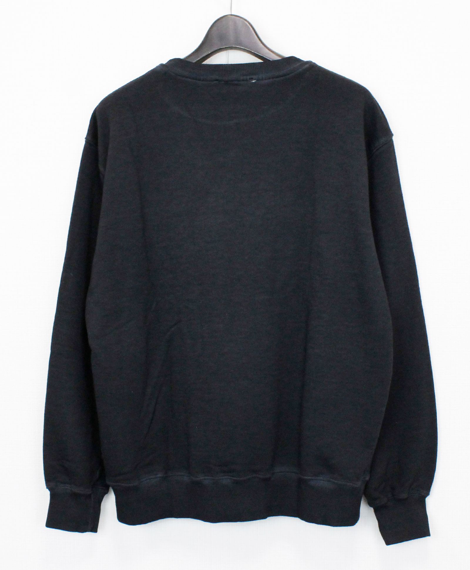 スウェット / CROCHET SWEATSHIRT / BLACK 【SRW 720】