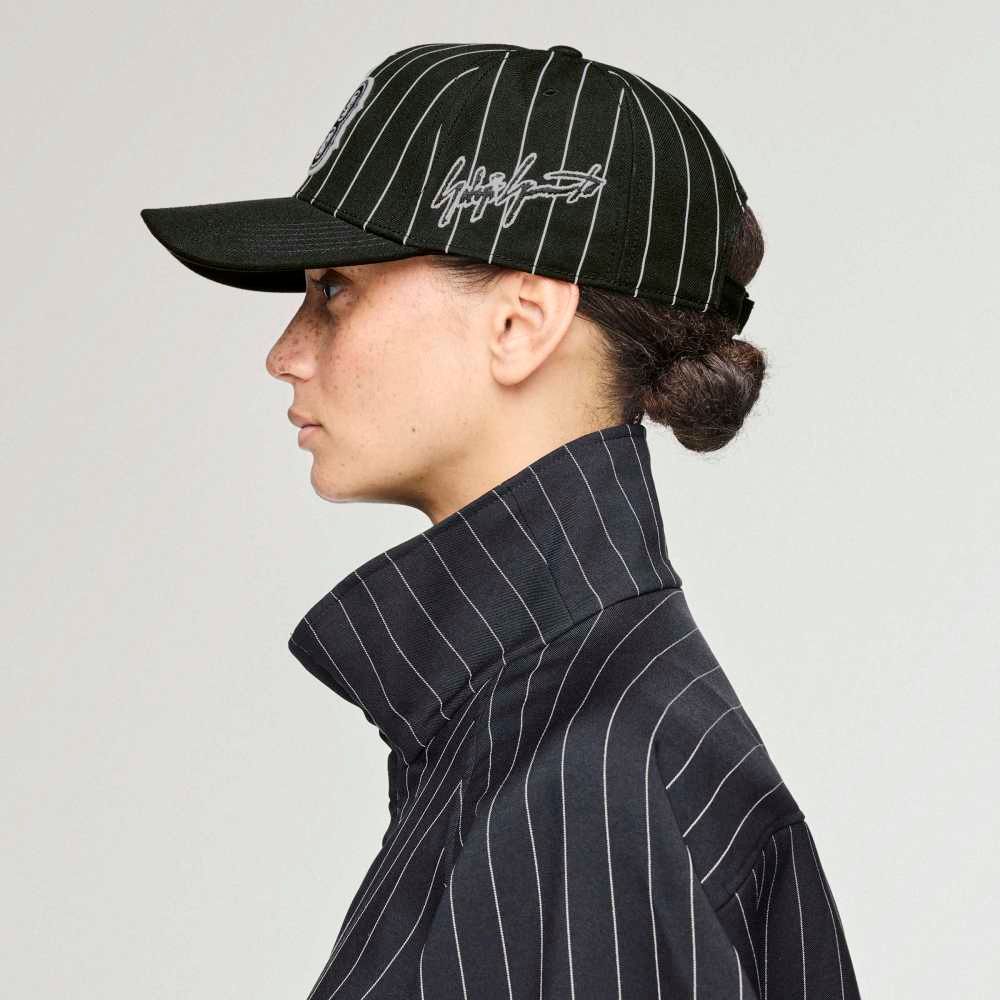 ピンストライプキャップ / Y-3 PINSTRIPE CAP / BLACK  [KR8938-ACCS26]