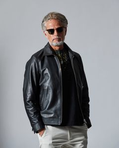 ☆先行予約販売2025年9月下旬～10月下旬頃入荷予定☆ EMMETI x ACANTHUS  / GIACOMO / レザージャケット / BLACK 【LM2502】