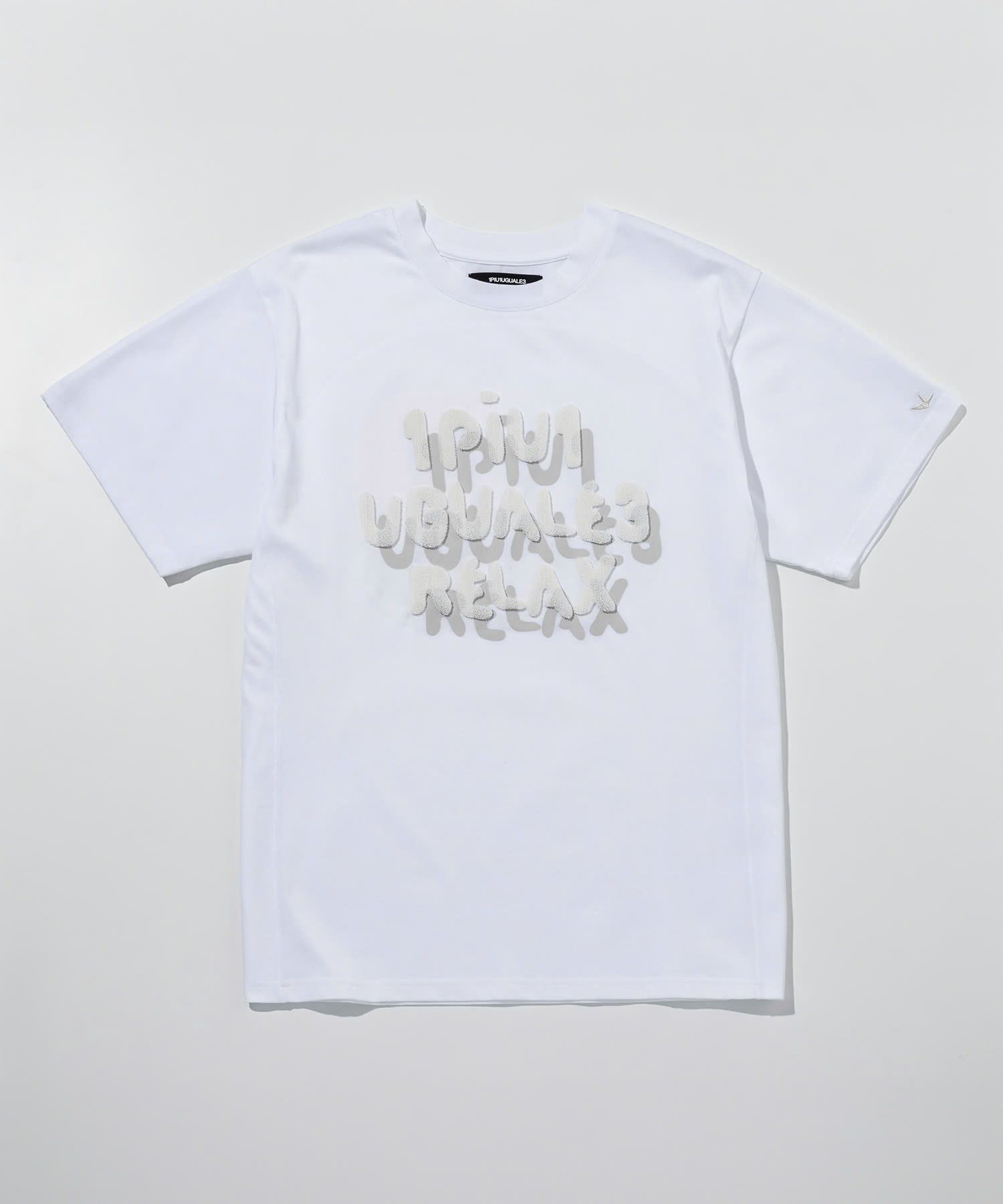 シャドウロゴ半袖Tシャツ / ホワイト【UST-26005】