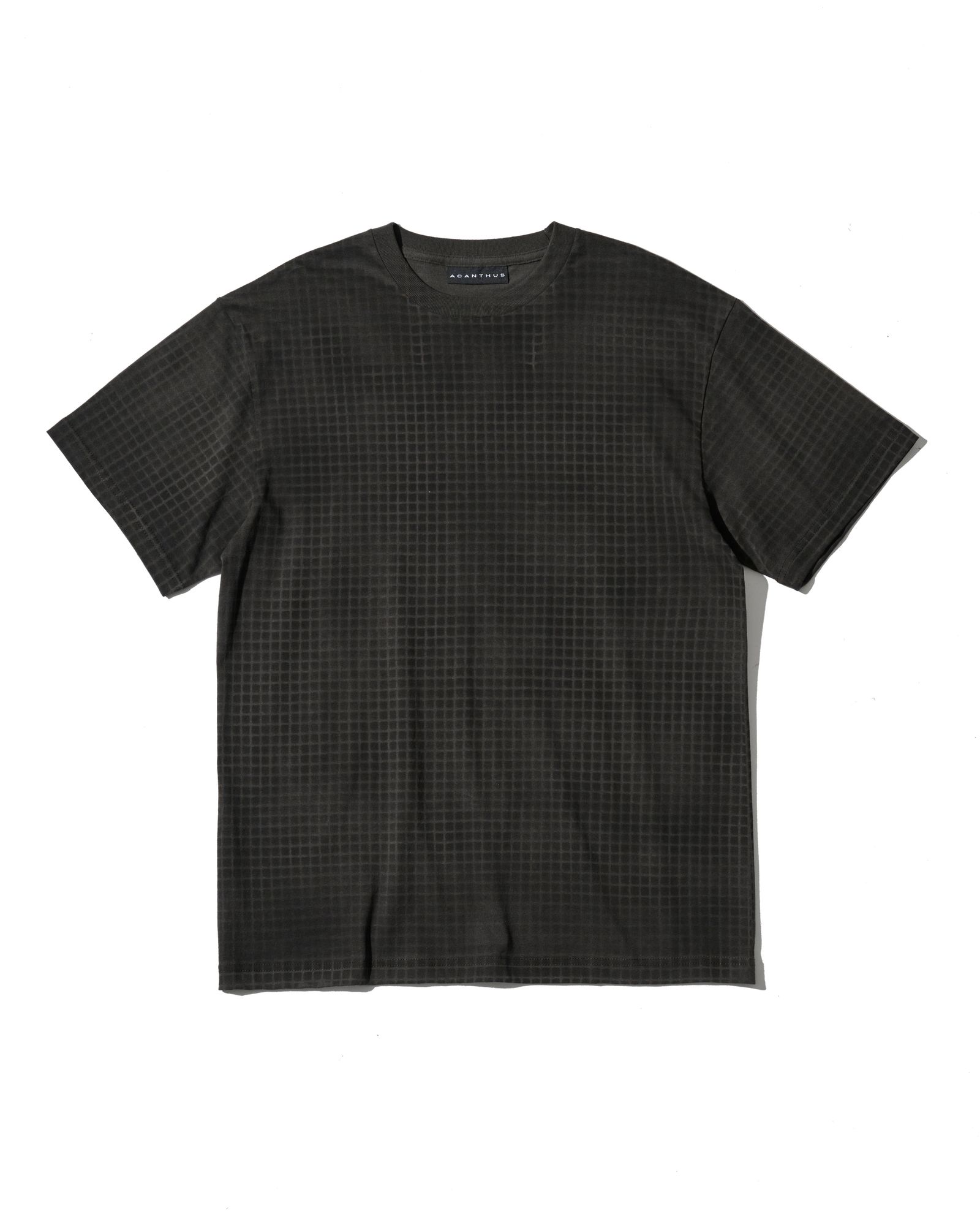 ☆先行予約☆ グリッドプリント Tシャツ  /  Grid Print Tee / CHARCOAL【CT2704】