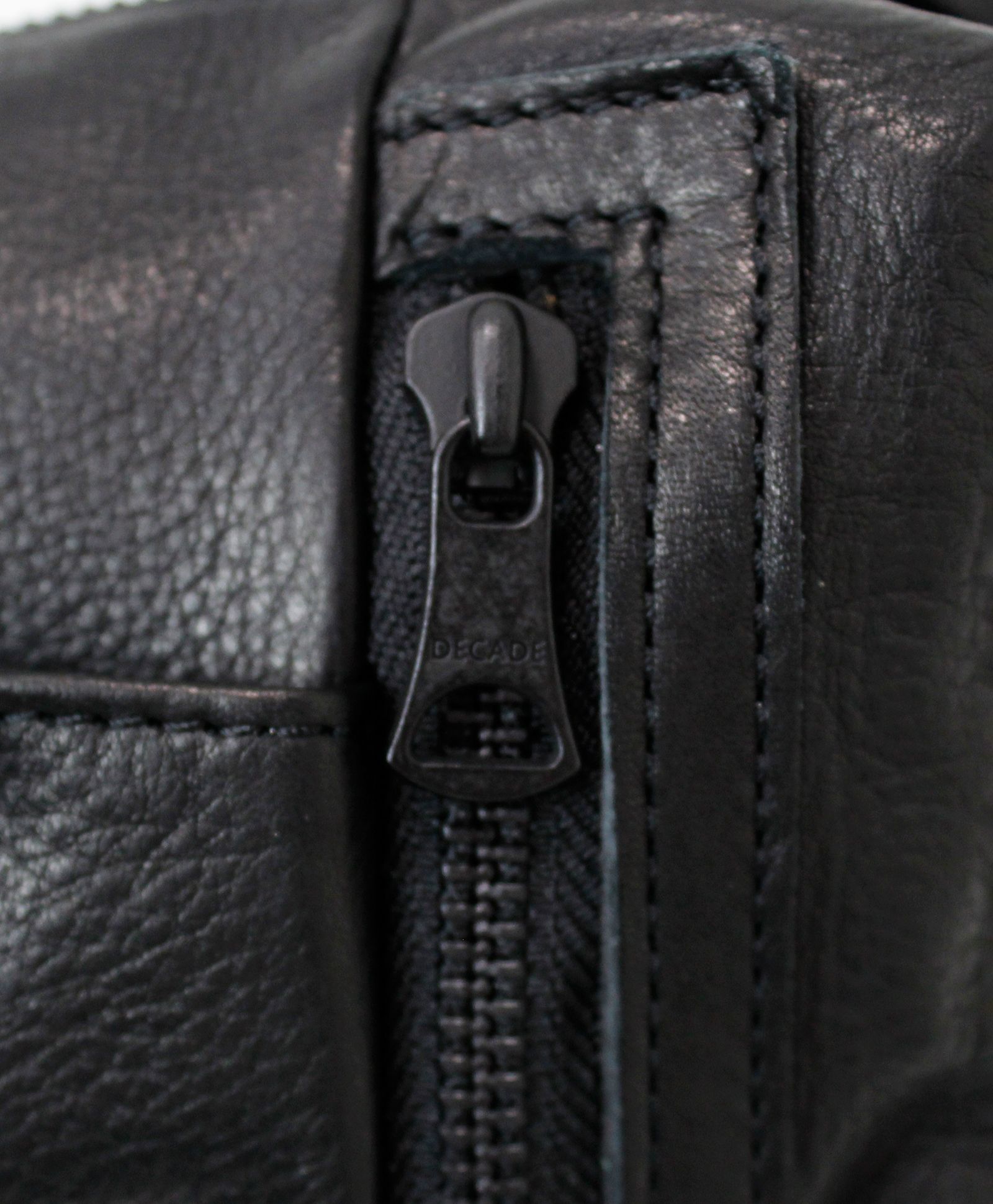 オイルドカウレザー・ミニショルダーバッグ / ブラック / Oiled Cow Leather Mini Shoulder Bag / B - Black【DCD-01346】