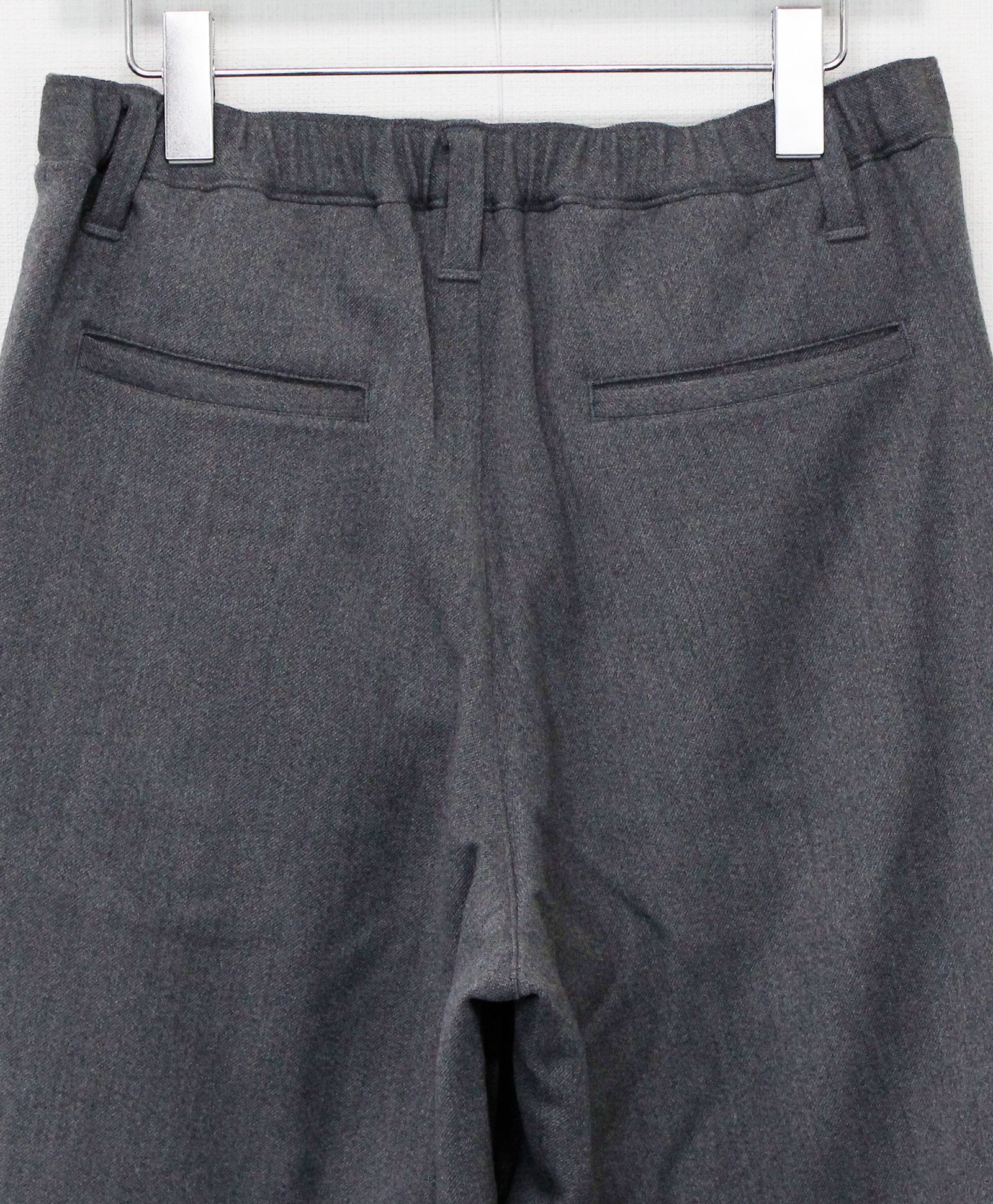 VISLYカシミヤタッチワンタックワイドパンツ / グレー[65512]