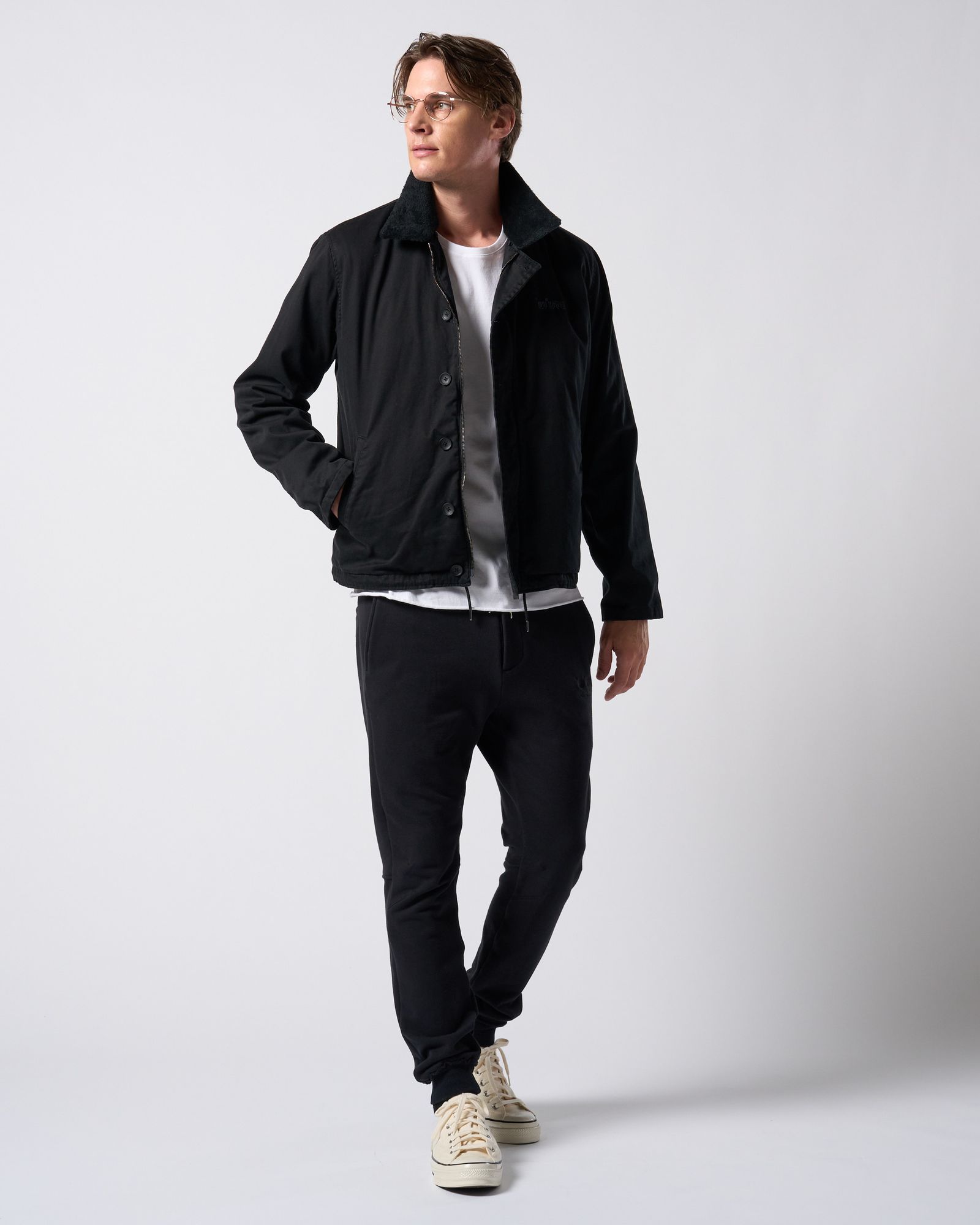 ☆先行予約☆ muta × wjk  / ユーティリティーデッキジャケット / utility deck jacket / BLACK [205 mw06j]