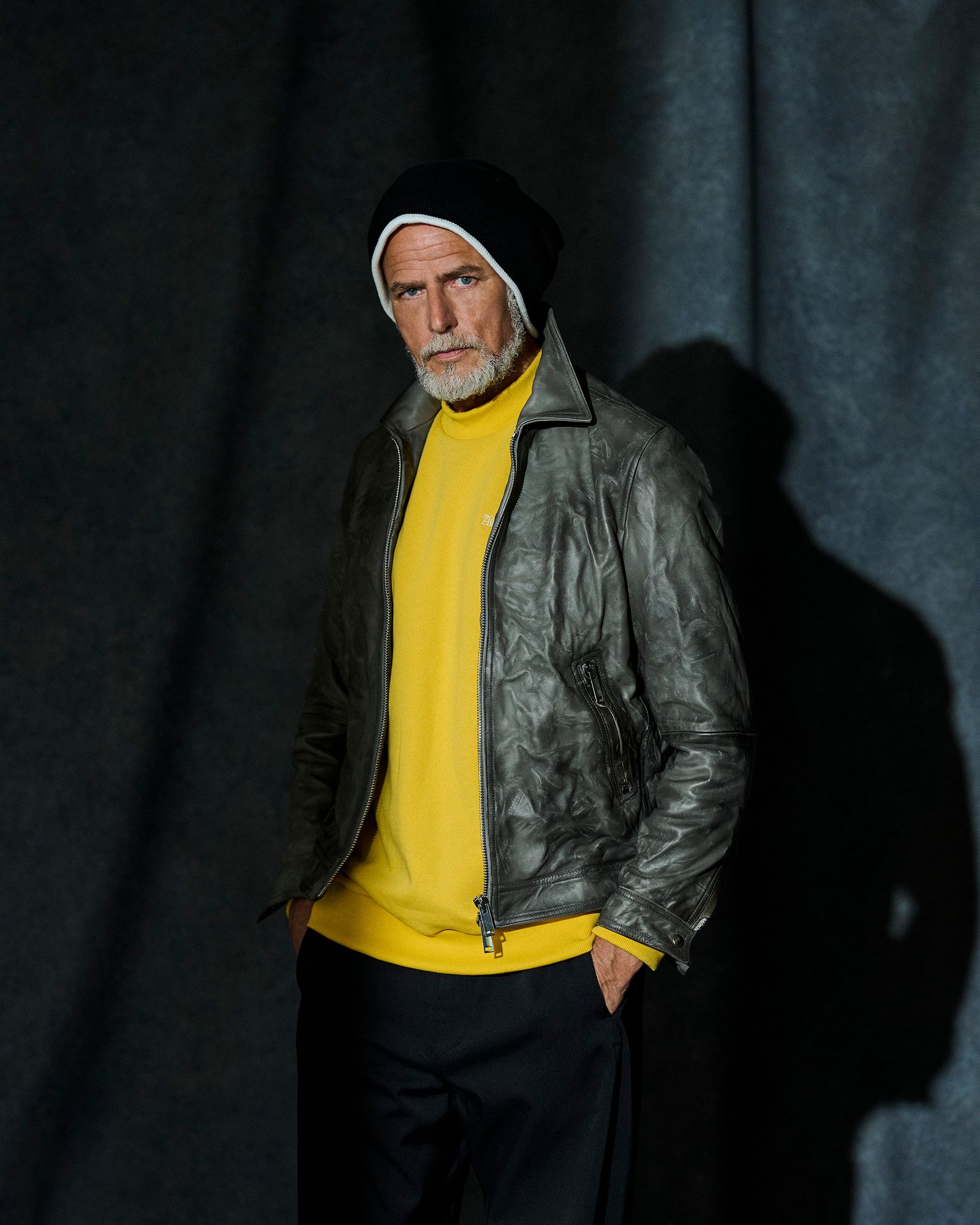 ☆先行予約販売☆ Emmeti x ACANTHUS レザージャケット /  "GIACOMO" Aged Edition  / GREY 【LM2602】