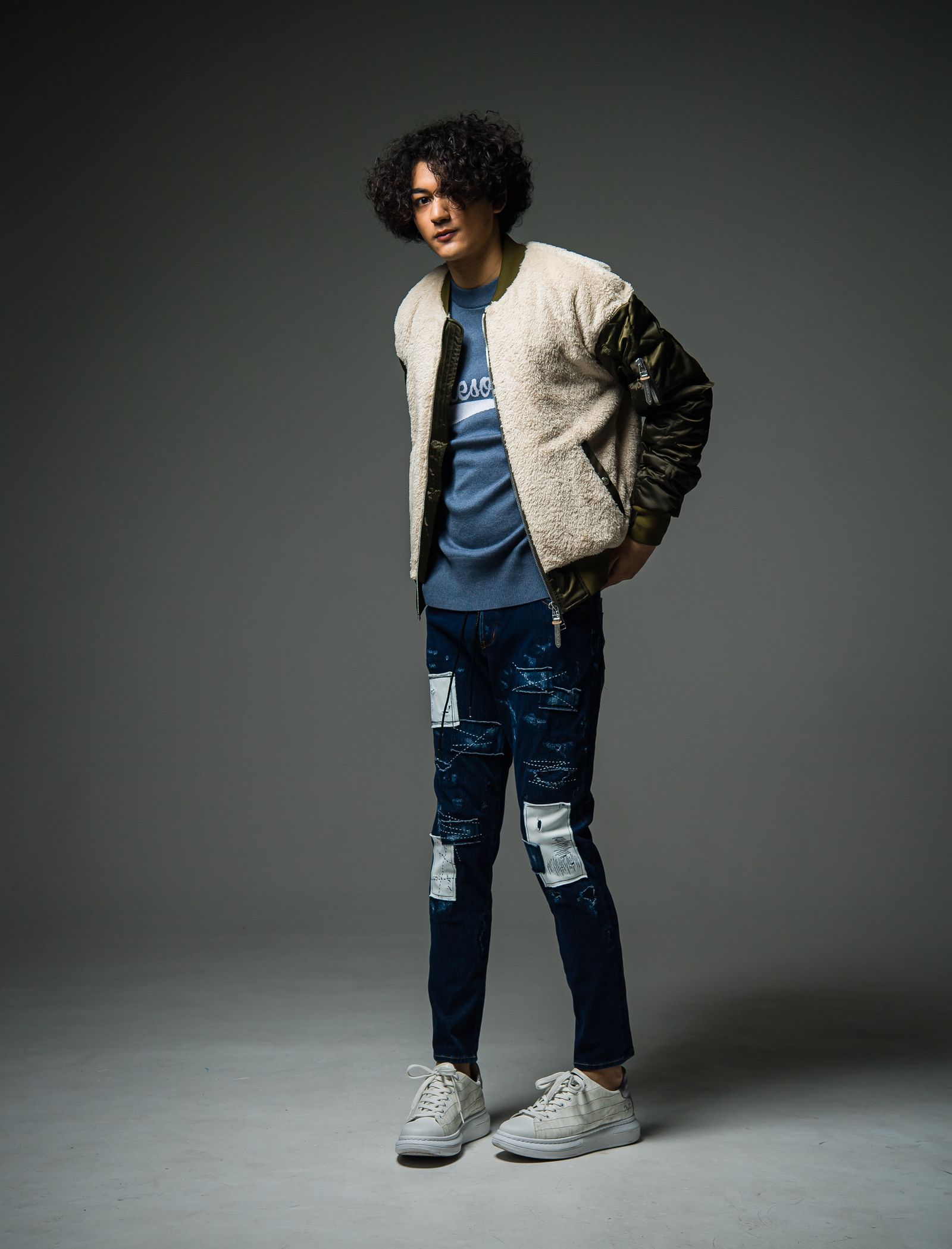 オ RESOUND CLOTHING MA DENIM DOWN JACKET-