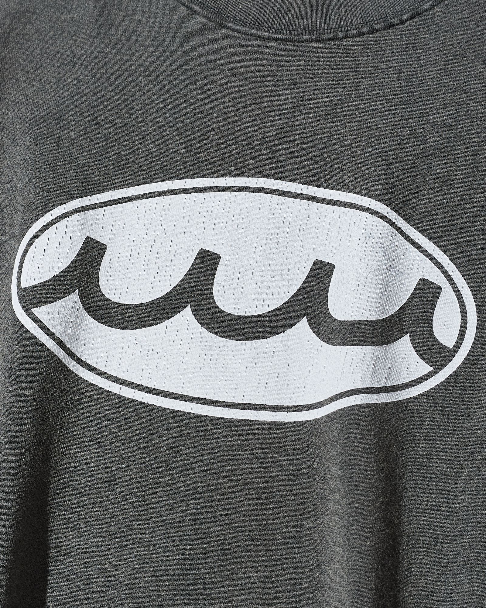 ☆先行予約☆muta MARINE × ACANTHUS  / エイジングサークルロゴクルーネックスウェット / Aging Circle Logo Crewneck / BLACK 【MA2611】