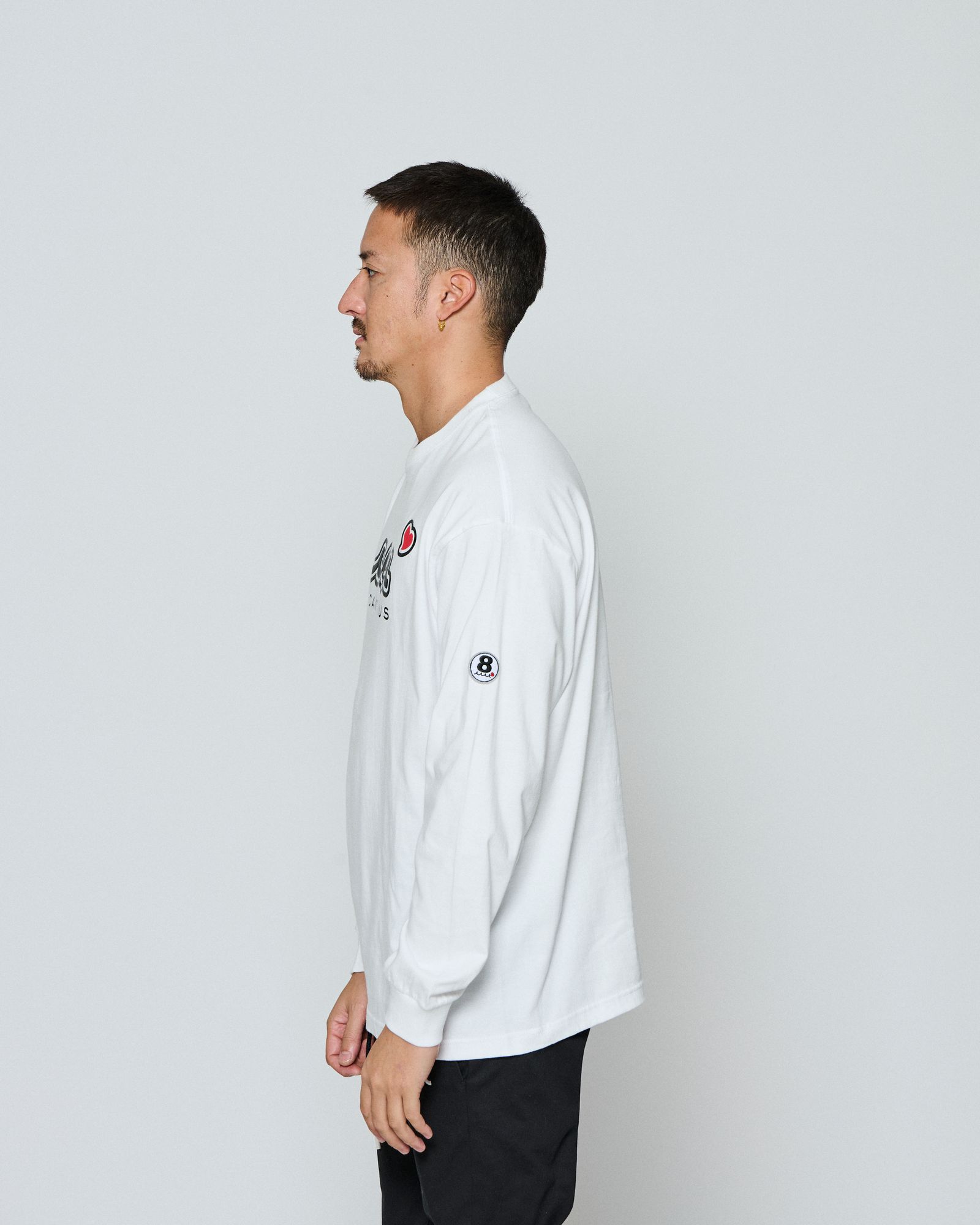 ☆先行予約☆ muta MARINE × ACANTHUS / スイートエクストラロゴロングスリーブTEE / Sweet Extra Logo L/S Tee / WHITE 【MA2698】