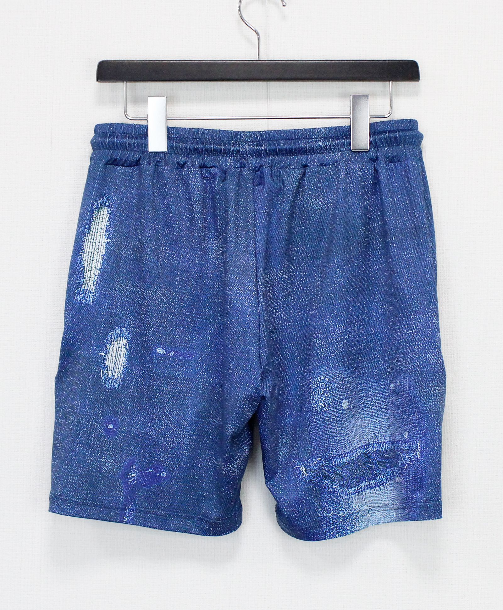 ダメージデニムラッシュガードショーツ / インディゴ【USB-26043】