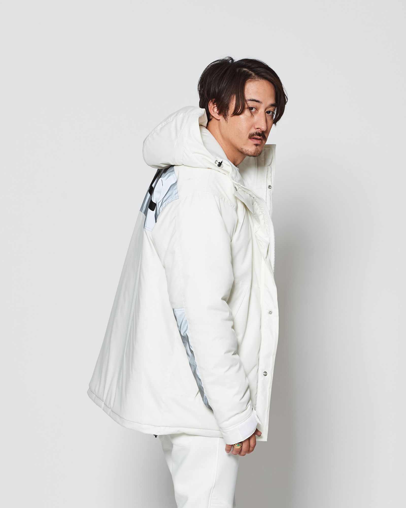 ☆先行予約販売2025年11月下旬～12月下旬頃入荷予定☆ ACANTHUS × muta MARINE / muta LIMONTA Mountain Puffy Jacket  / マウンテンパフィジャケット / WHITE 【MA2529】