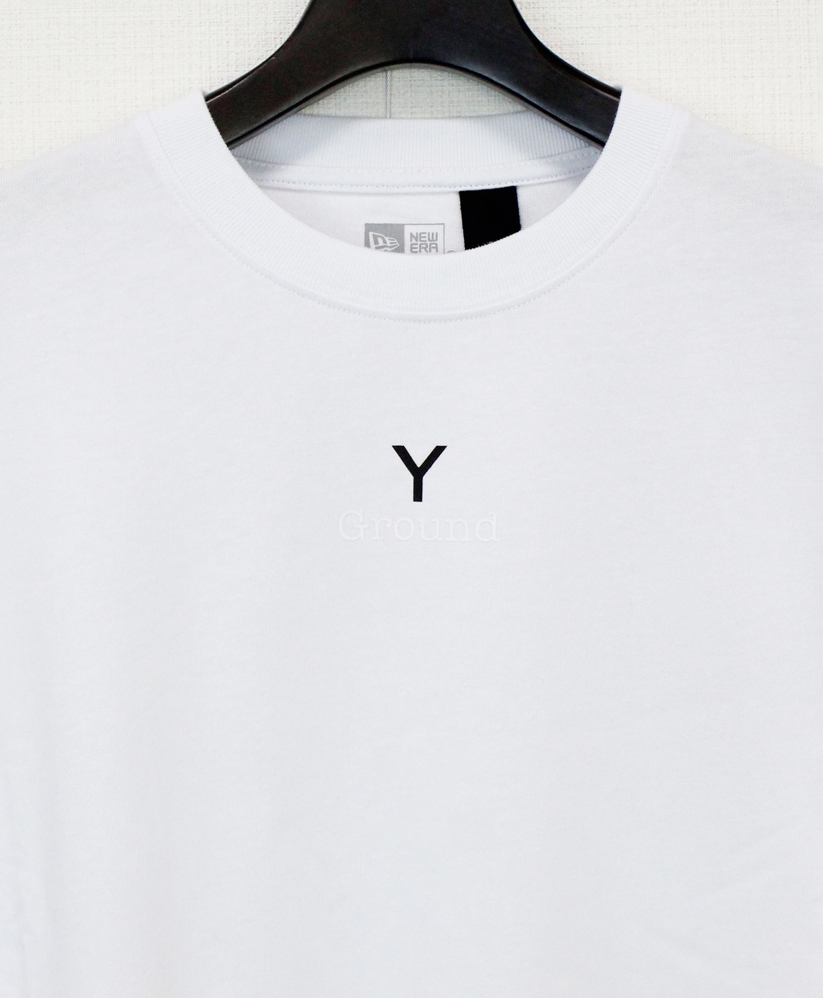 Ground Y×NEWERA(R) L/S TEE / WHITE [GL-T90-081-1]