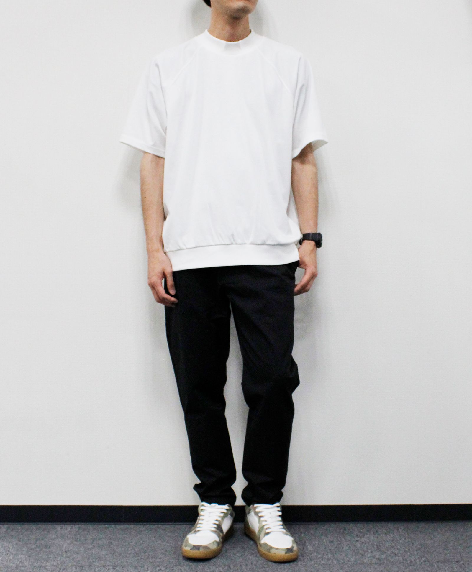 ヴィンテージナイロン リラックスイージーパンツ / ブラック[66010]