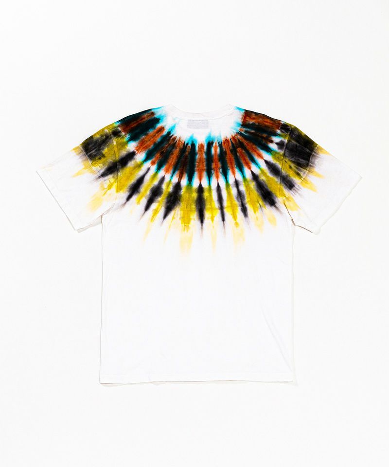 アーチタイダイTシャツ / Arch Tie-dye Tee / WHITE/ORANGE