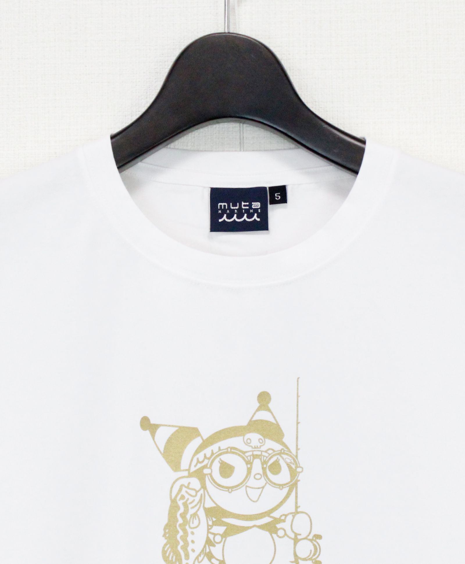 Kuromi × muta MARINE Fishing ストレッチロングスリーブTシャツ / ホワイト [MFMP-434779]