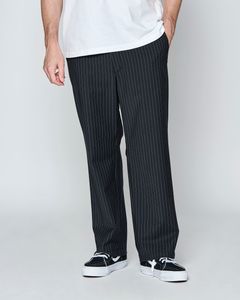 ☆先行予約☆ ストライプ トロピカルウール パンツ  /  Stripe Tropical Wool Pants / BLACK 【PT2701】