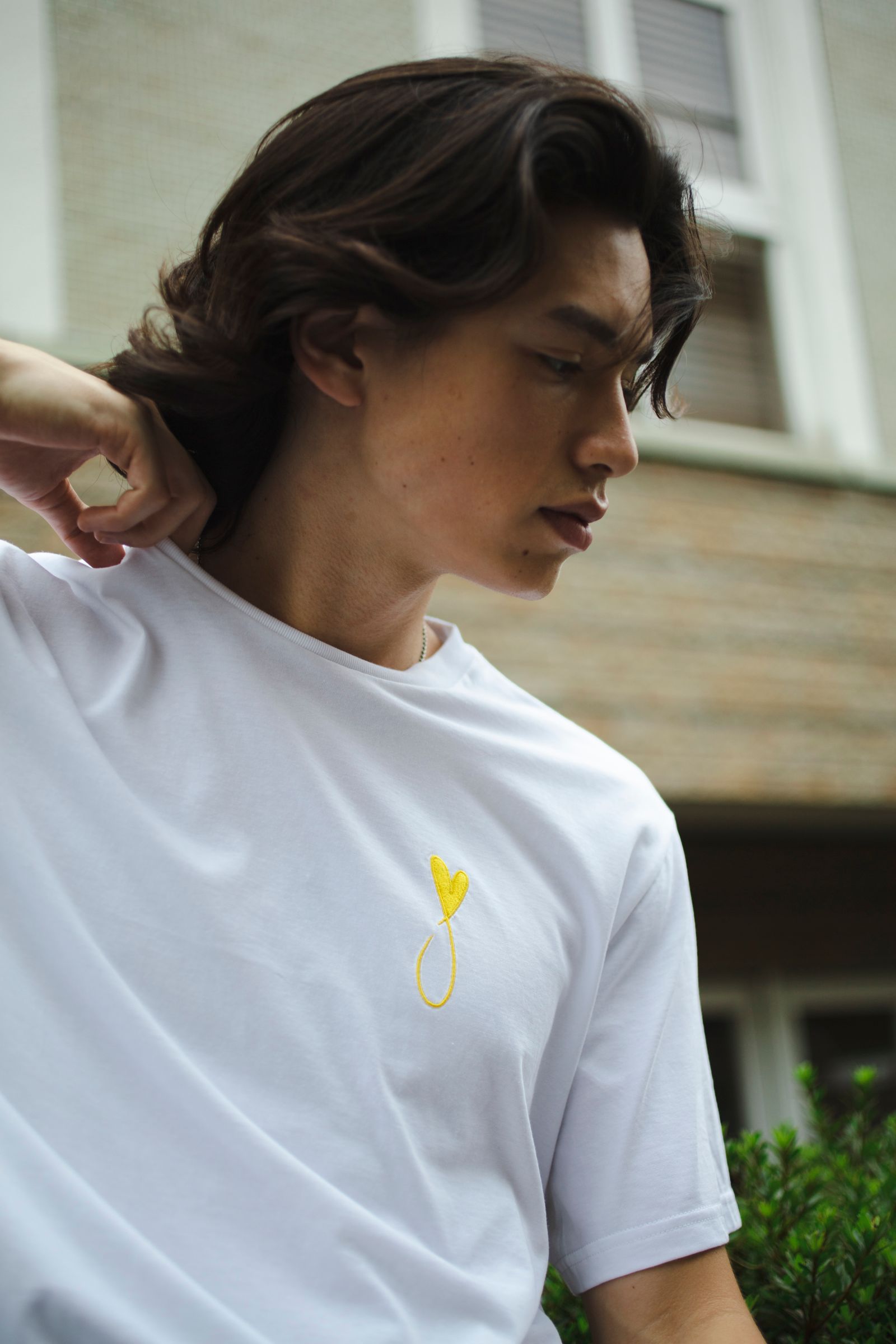 Tシャツ / Tiphanie / WHITE x YELLOW