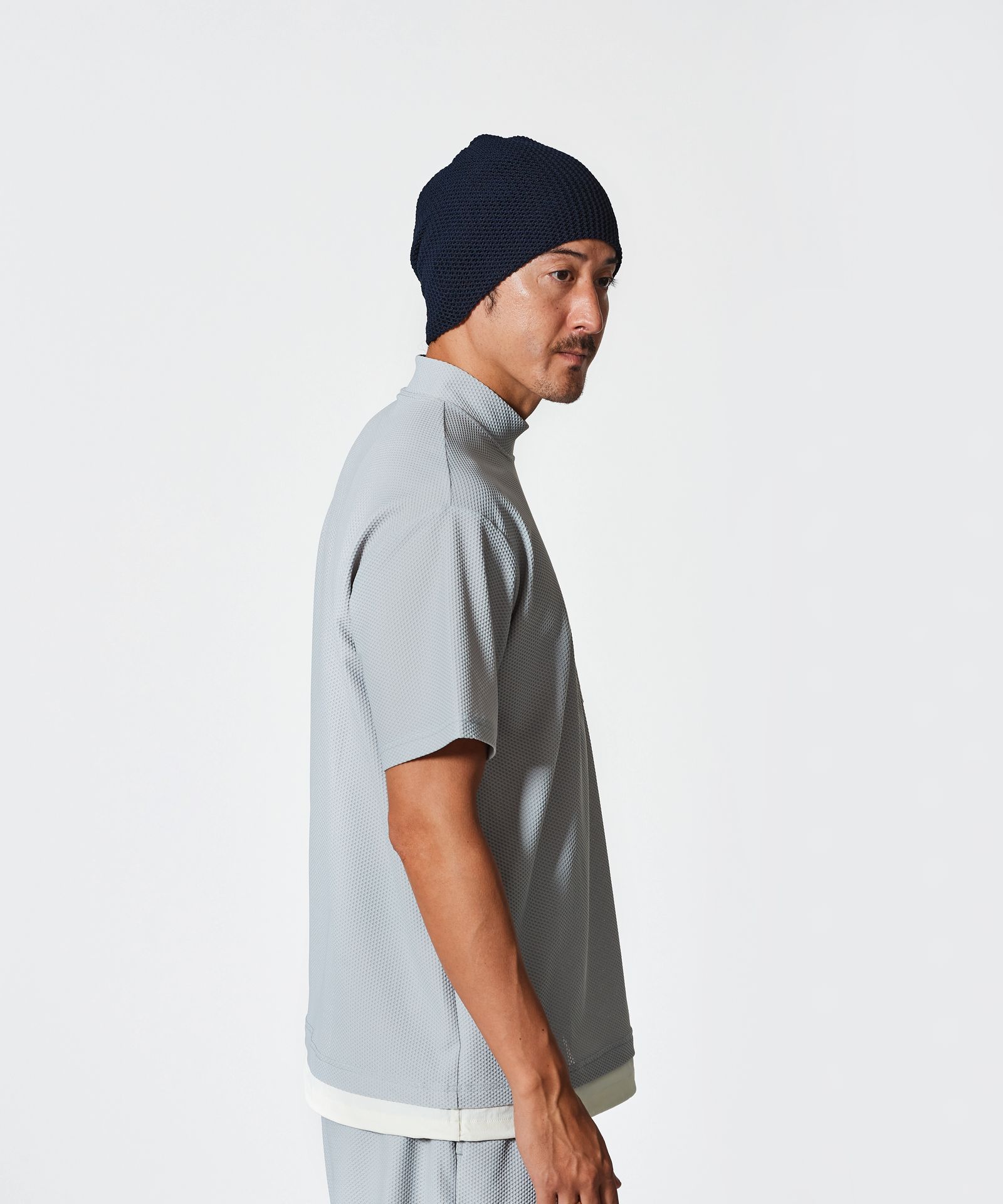 ACANTHUS - ACANTHUS × muta MARINE / muta Mesh Mockneck Top