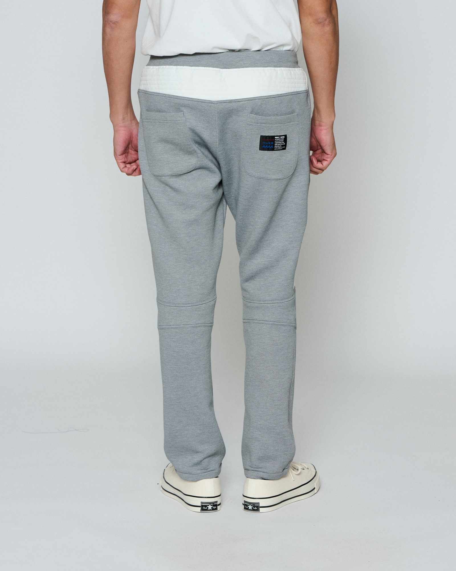 ☆先行予約☆ muta MARINE × ACANTHUS  / バイカーパンツ /  Double-knit Biker Pants / GREY 【MA2653】