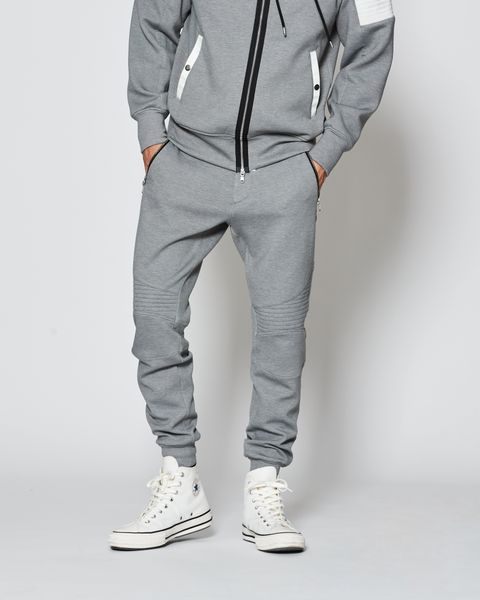 Double-knit Biker Pants / バイカーパンツ / GRAY 【DK2501P】