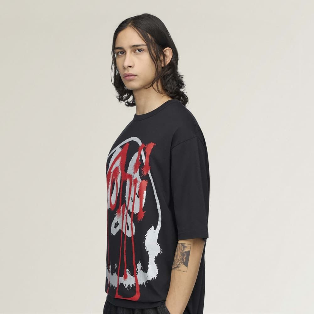 チト グラフィック ショート スリーブ Tシャツ / Y-3 CHITO GRAPHIC SHORT SLEEVE TEE / BLACK [KR1062 -APPA26]