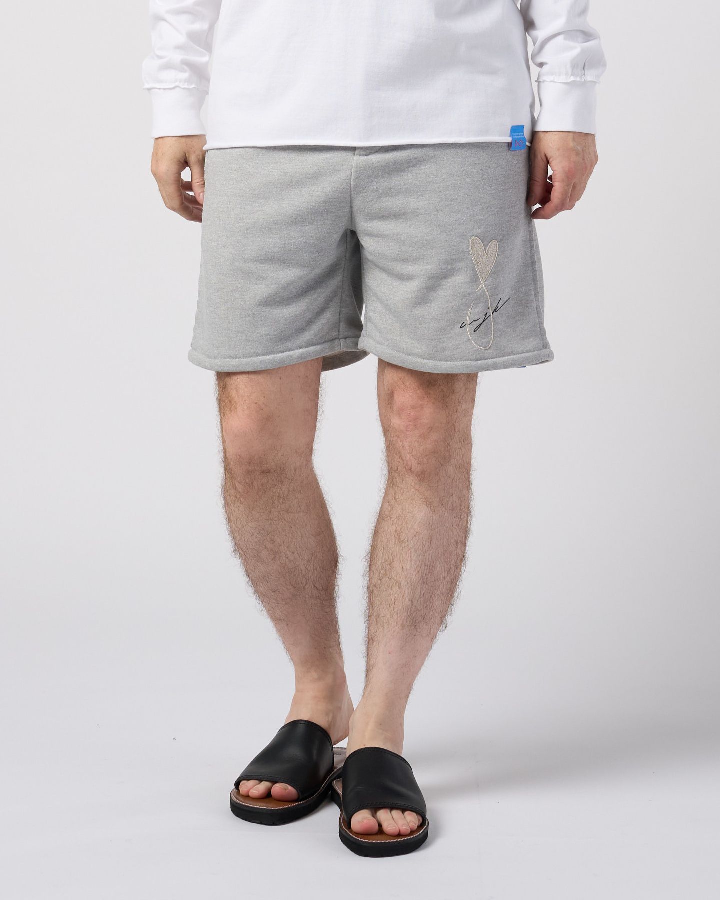 ☆先行予約☆Maison Honoré Paris× wjk  / ハートフィッシュフレンチテリーショーツ / heart fish dry french terry shorts / t.gray 【505 hw03k】