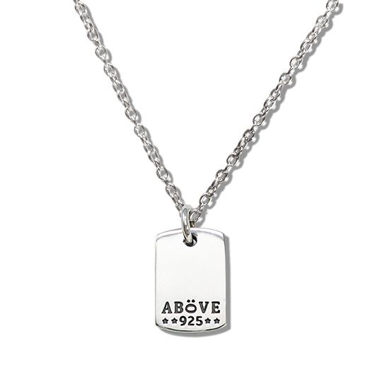 ABOVE ID necklace / アボーブアイディーネックレス / シルバー [219B27SS]