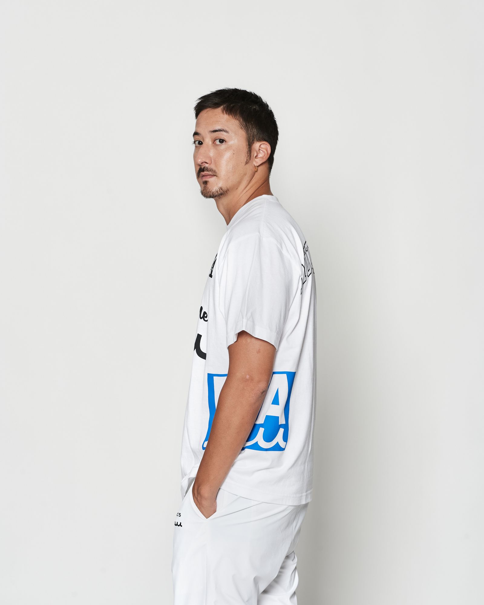 ☆先行予約☆muta MARINE × ACANTHUS  / テストプリントTシャツ  /  Test Print Tee / WHITE【MA2612】