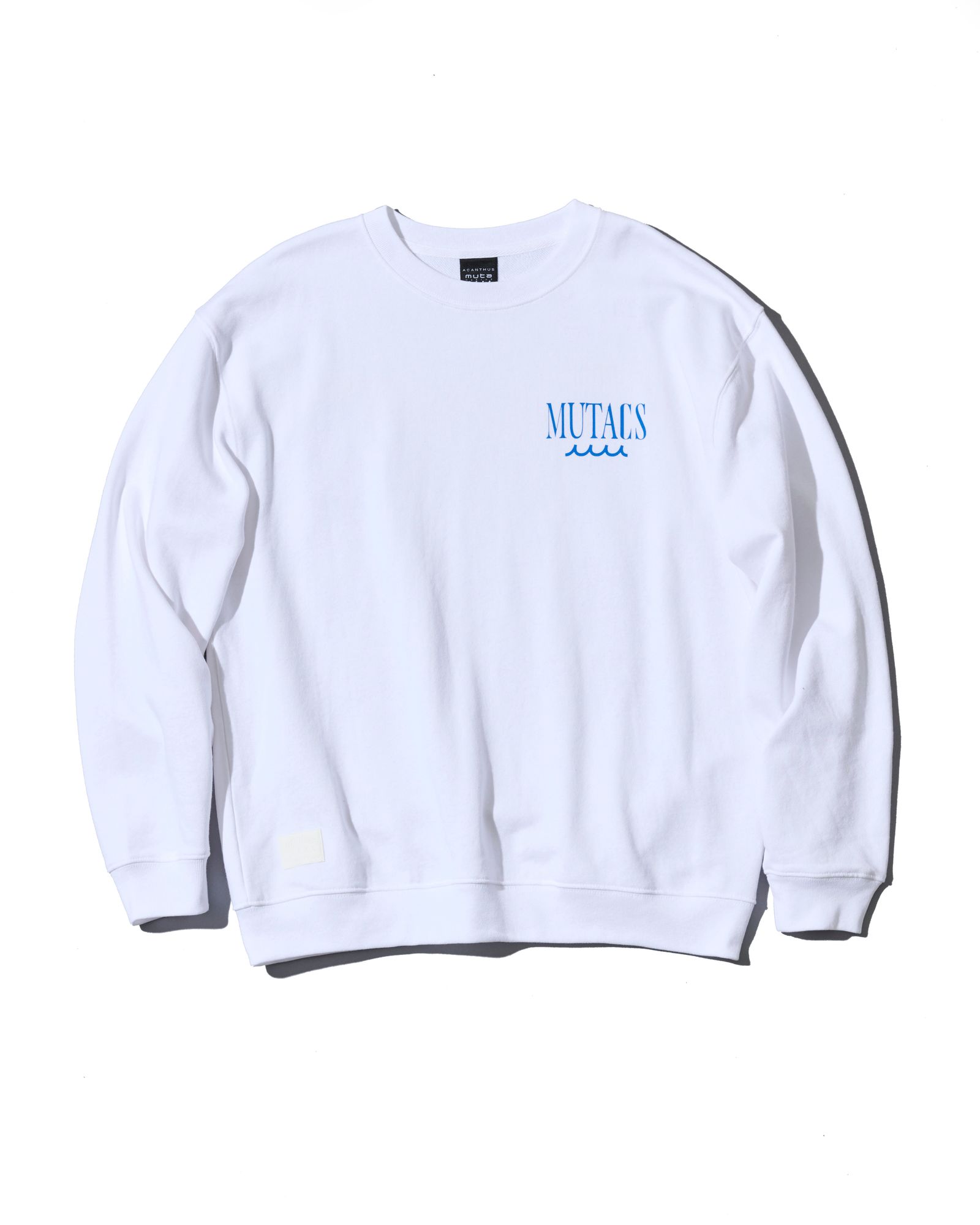 ☆先行予約☆muta MARINE × ACANTHUS  / サーフマンクルーネックスウェット / トレーナー /  Surf Man Crewneck / WHITE【MA2713】