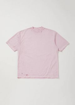 KREVA×GHOST ALMOSTBLACK / AMEGE DYEING SHORT SLEEVE T HAKUTOU / PINK [KRVGAB-C-3-3]
