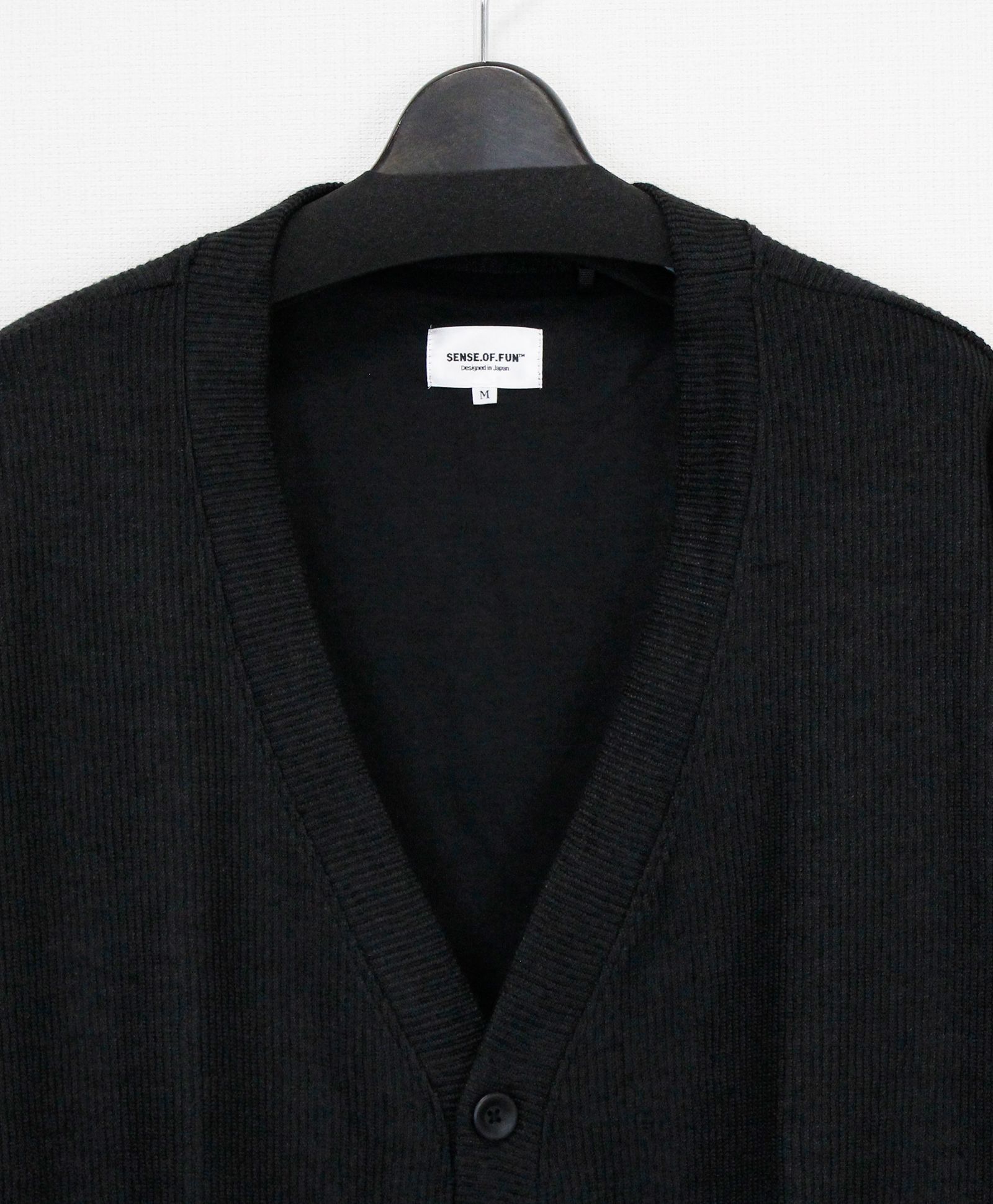 オーバーdsカーディガン / ブラック【331015】