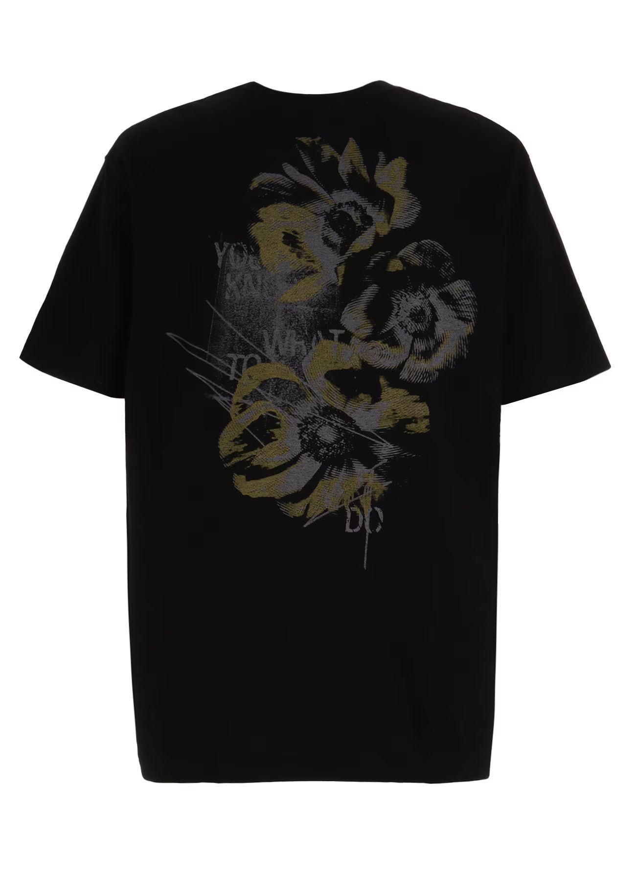 JERSEY POPPY T-SHIRT / BLACK [GK-T80-070-2]