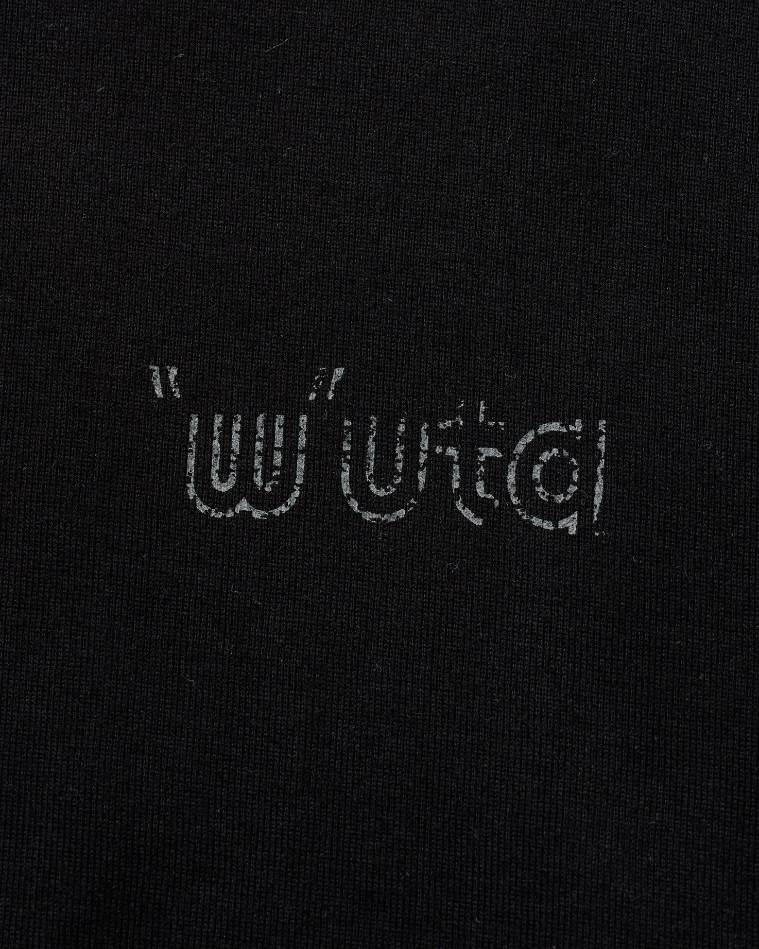 ☆先行予約☆ muta × wjk  / カットオフ クルーネックロングスリーブカットソー / cut-off crew-neck L/S(printed) / DEEP BLACK [708 mw03j]