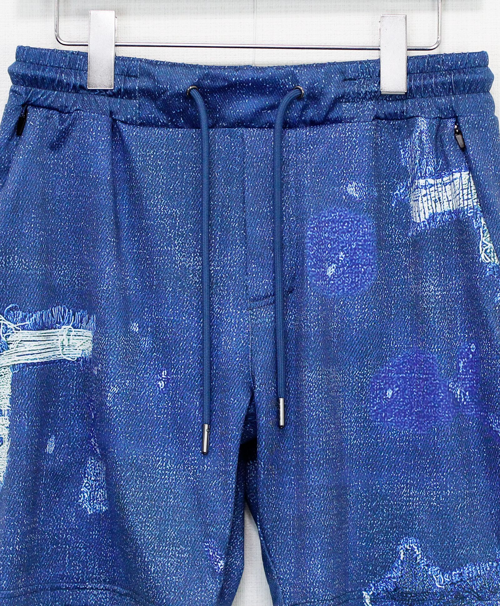 ダメージデニムラッシュガードショーツ / インディゴ【USB-26043】