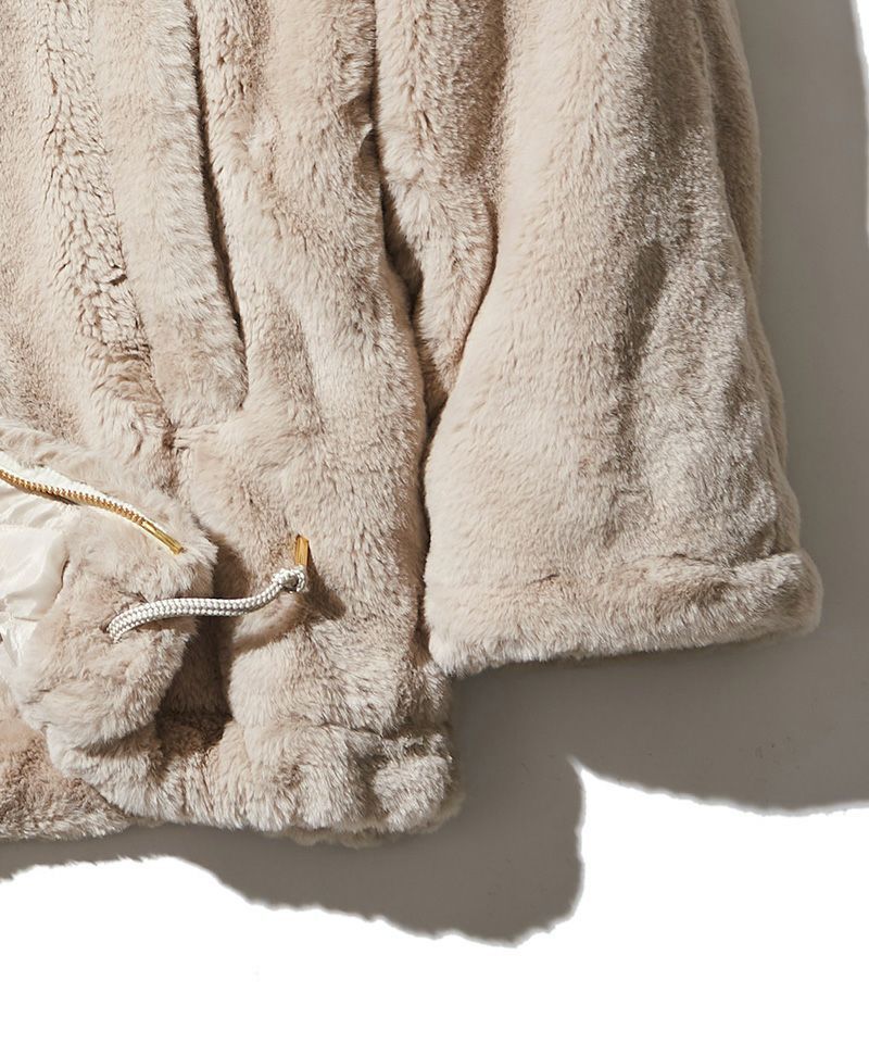 ACANTHUS x muta MARINE / muta Faux Fur N-3B / フェイクファージャケット / OFF WHITE / MA2426