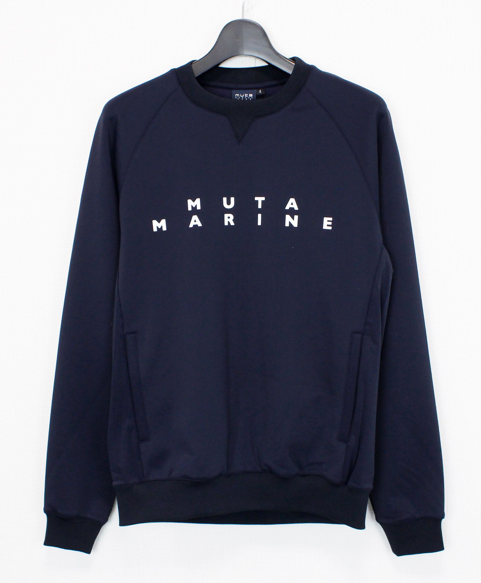 【OUTLET】muta marine ナイロンジャージージャケット 紺色S