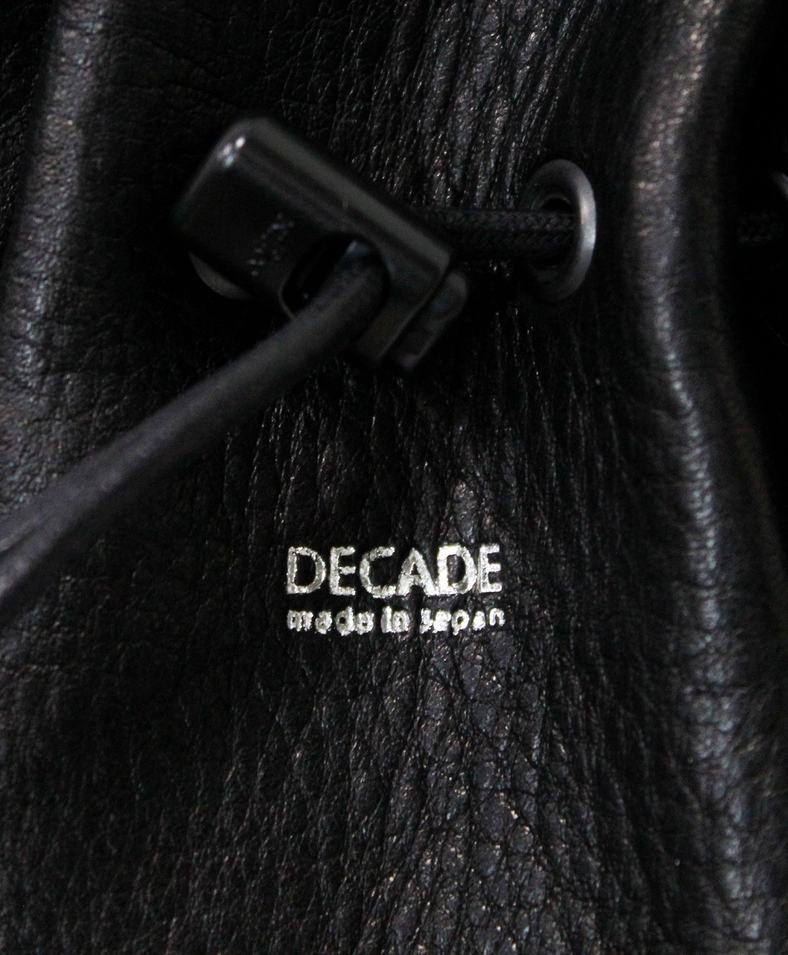 オイルドカウレザー・2wayミニショルダーバッグ / Oiled Cow Leather Shoulder Bag / B-BLACK [DCD-01517 B-BK]