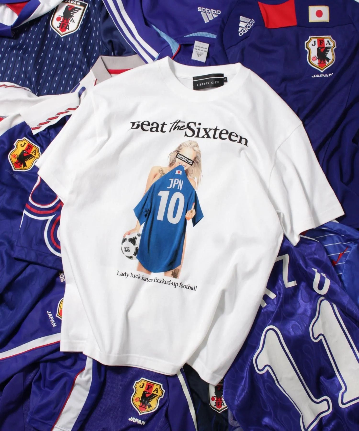 【FOOTBALLITIS】[No.10] Tシャツ / WHITE [261327NT]