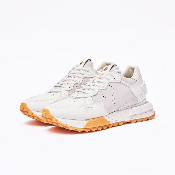レザーテックスニーカー / NSJ358J /  WHITE/ECRU