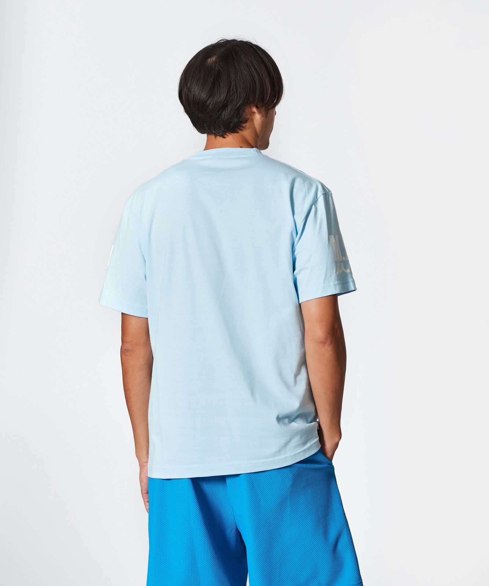 ACANTHUS × muta MARINE / muta MA Logo Tee / ロゴTシャツ / SAX 【MA2514】