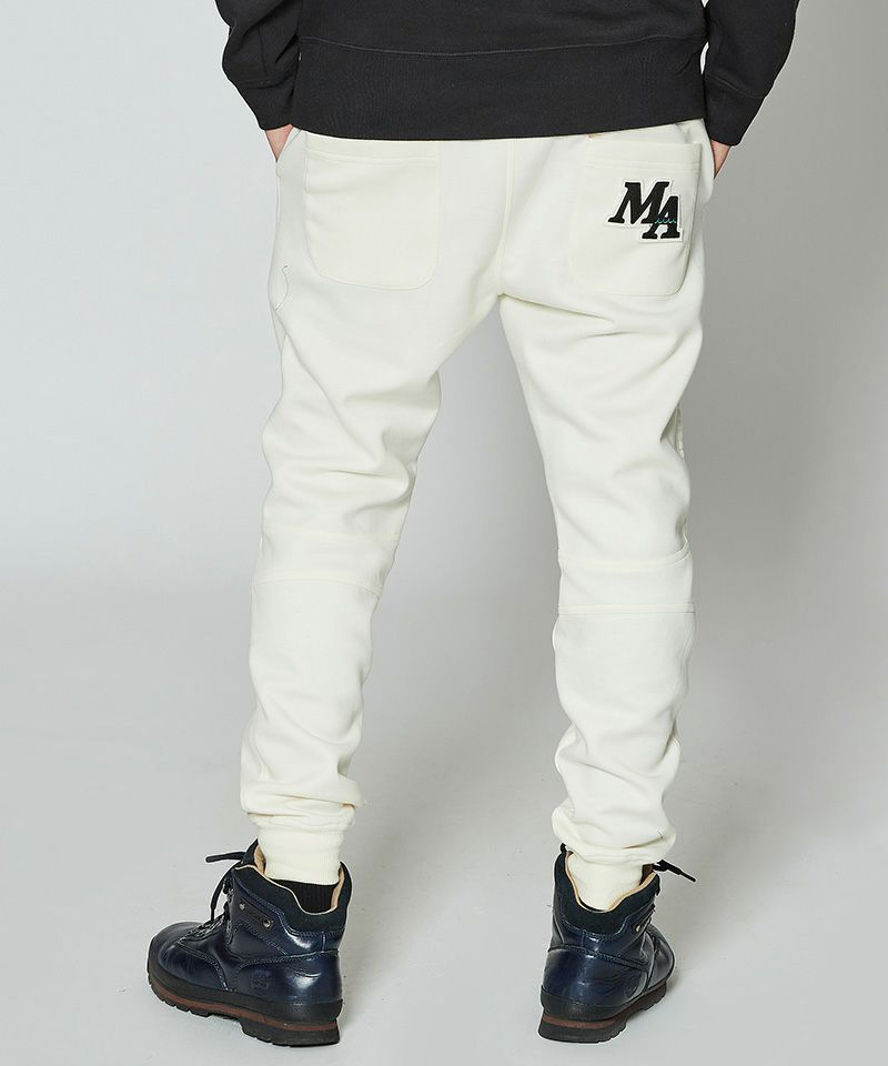 ACANTHUS x muta MARINE / Double-knit Biker Pant / イージーバイカーパンツ / WHITE / MA2428