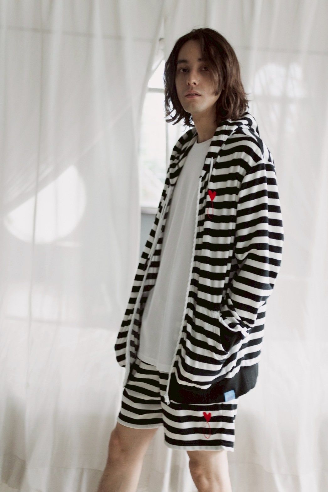パイルジップパーカー / Pile Zip Hoodie / BORDER