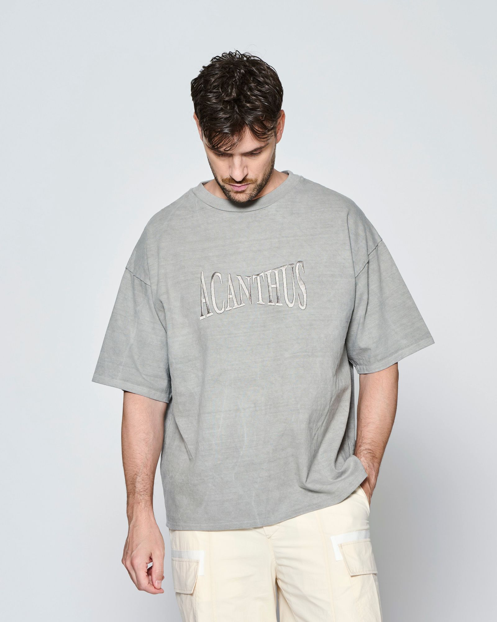 ☆先行予約☆ ヘビーオンスTシャツ  /  Heavy oz Tee / PIGMENT LIGHT GRAY【CT2708】