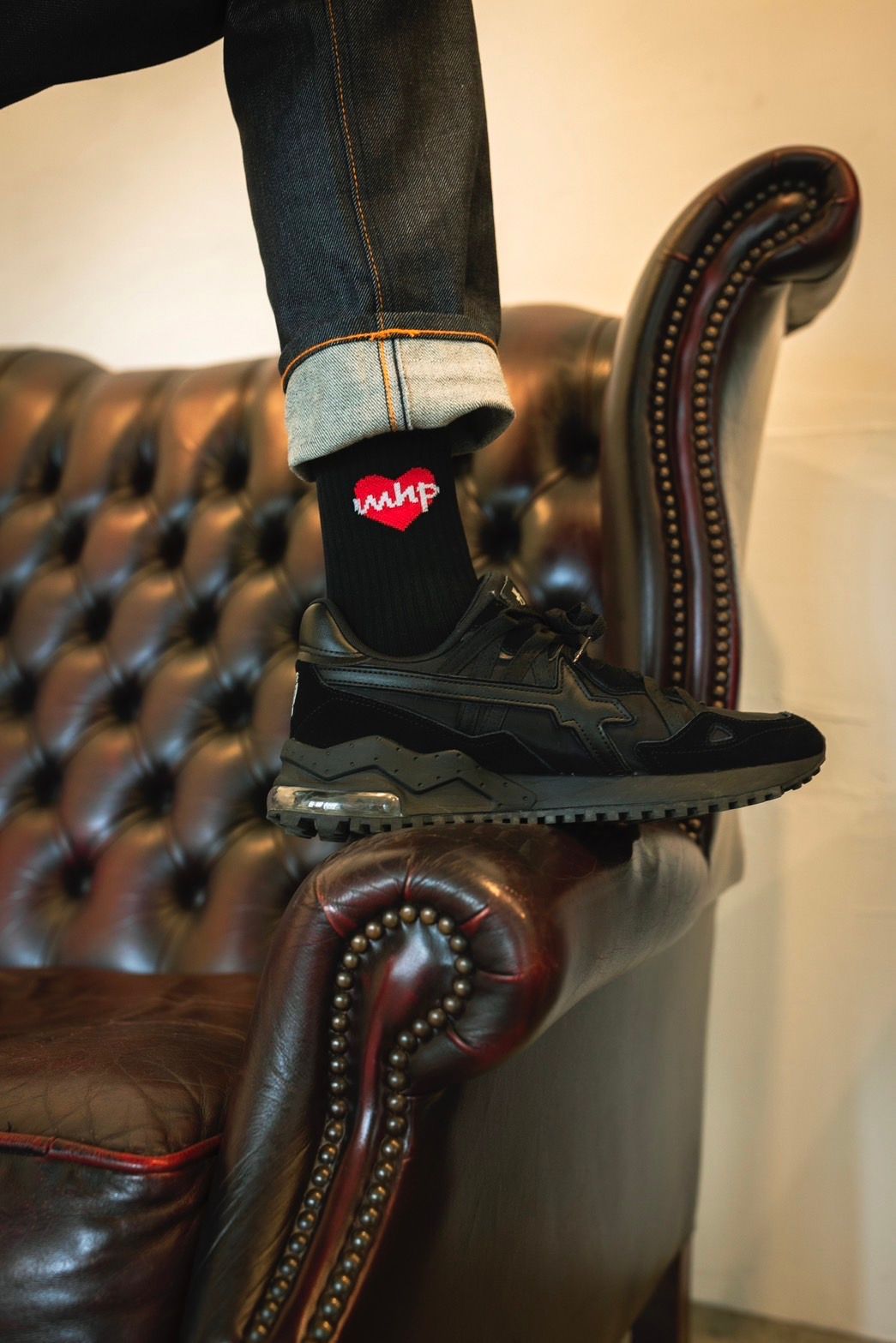 ソックス / Heart Socks / BLACK