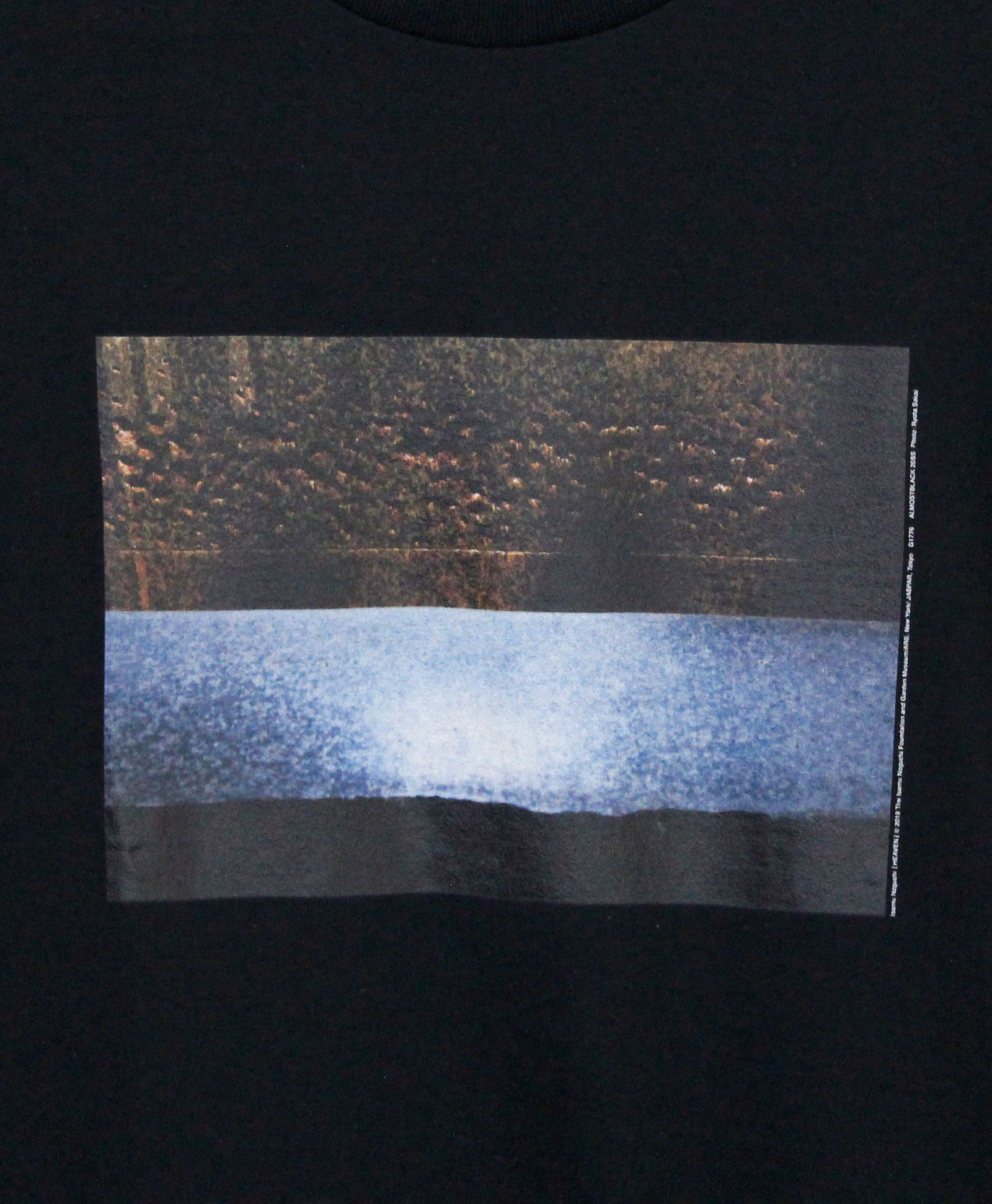クルーネック プリントTシャツ / CREW NECK PRINT T  / BLACK [IN-CS08]