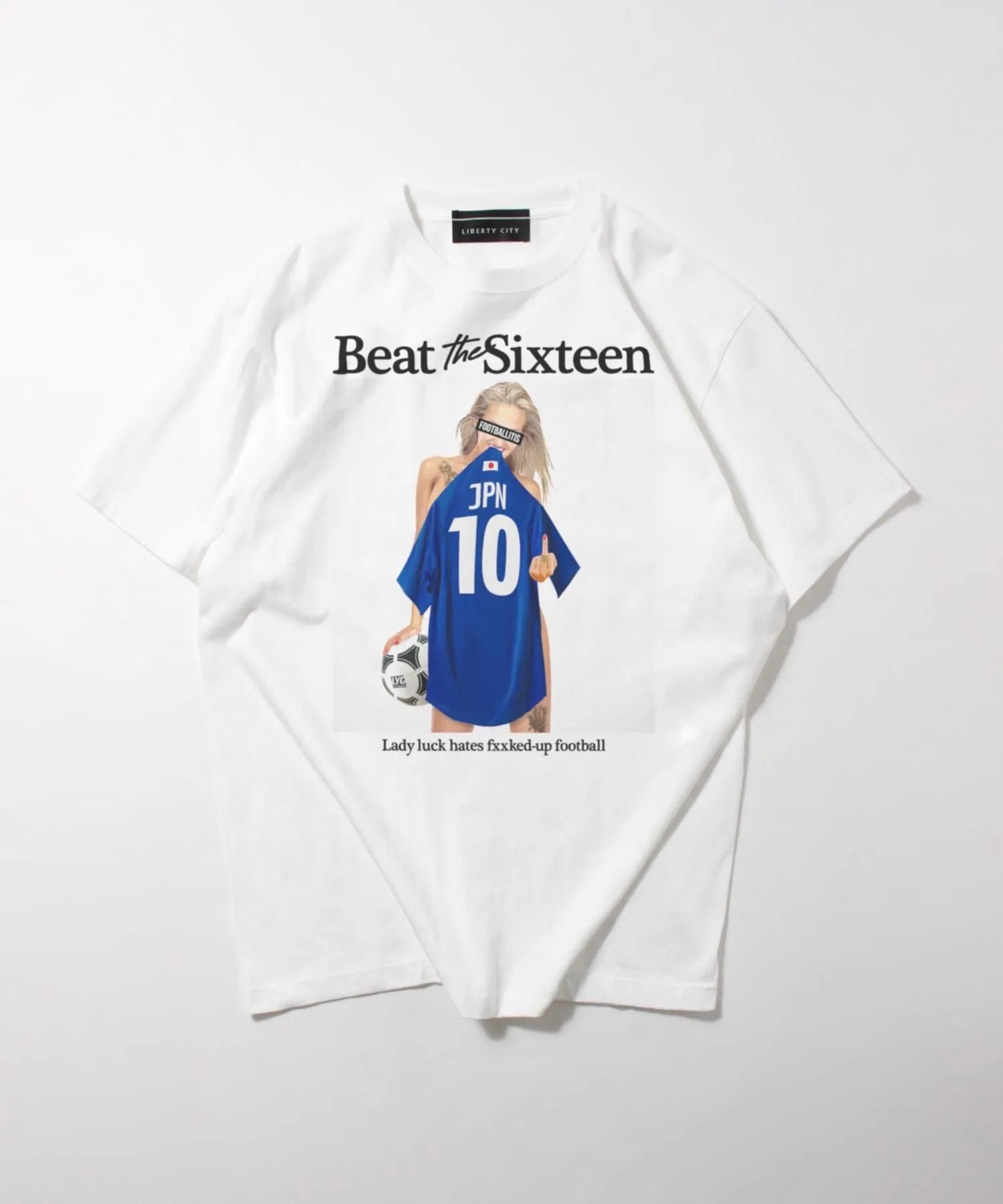 【FOOTBALLITIS】[No.10] Tシャツ / WHITE [261327NT]