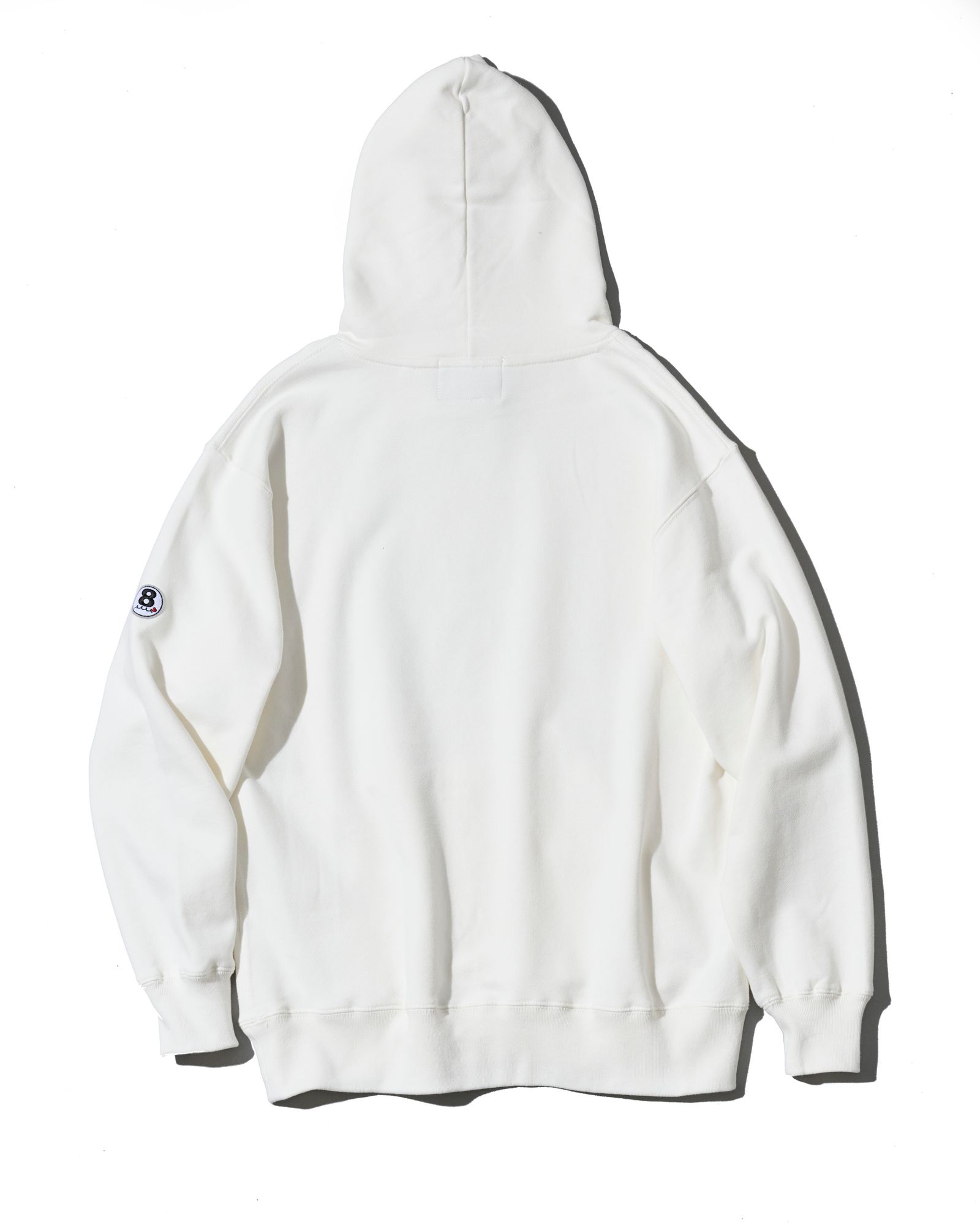 ☆先行予約☆muta MARINE × ACANTHUS  / Wネームロゴフーディー / プルオーバーパーカー /  W-name logo hoodie / WHITE【MA2726】