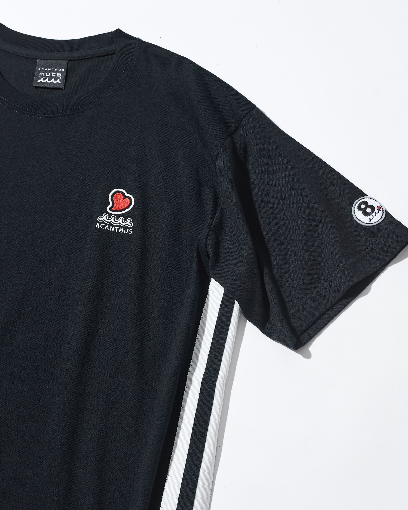 ☆先行予約☆muta MARINE × ACANTHUS  / スウィートTシャツ / sweet tee / BLACK 【MA2628】
